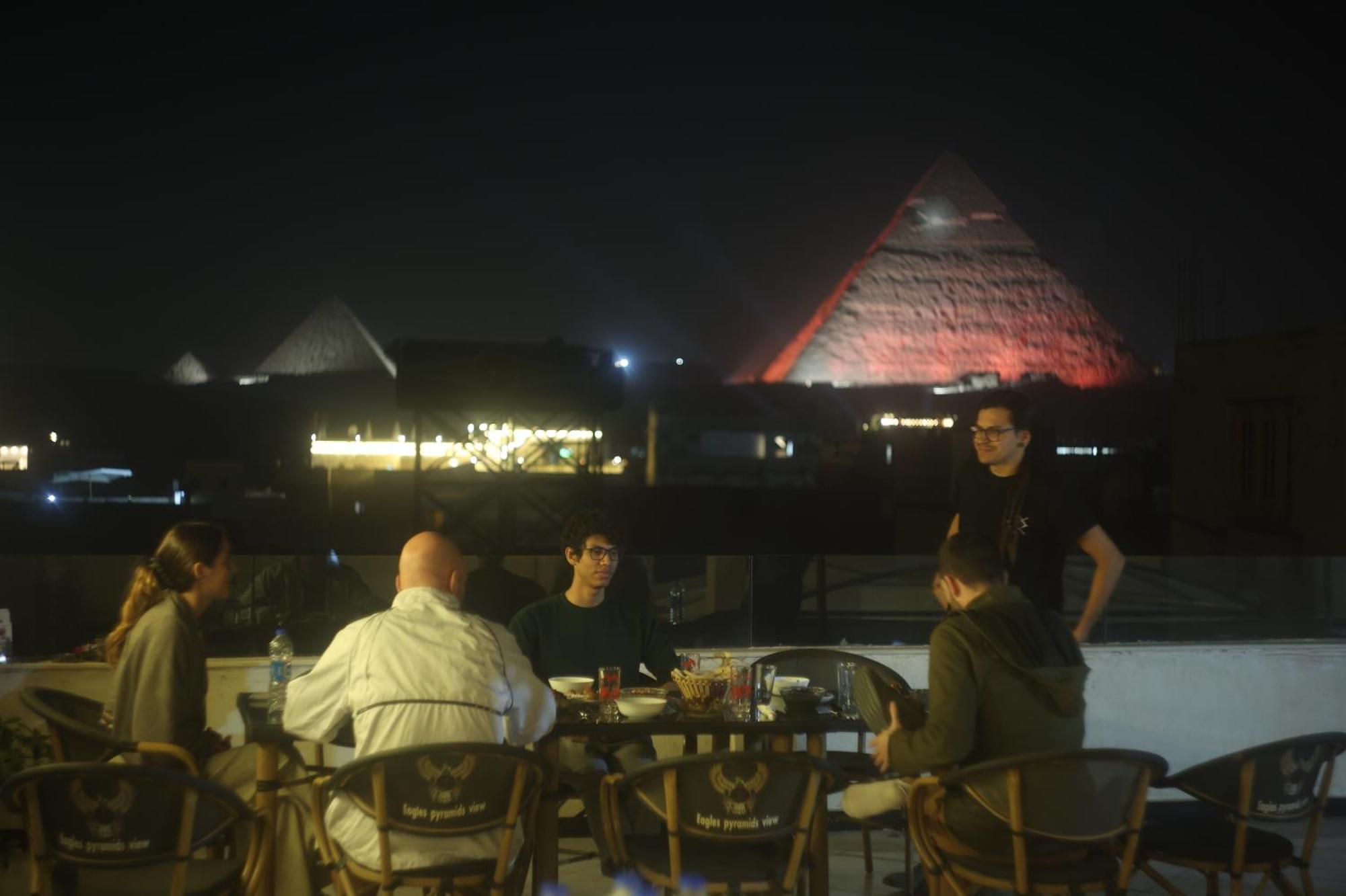 Hotel Eagles Pyramids View Kafret el-Gabal Esterno foto